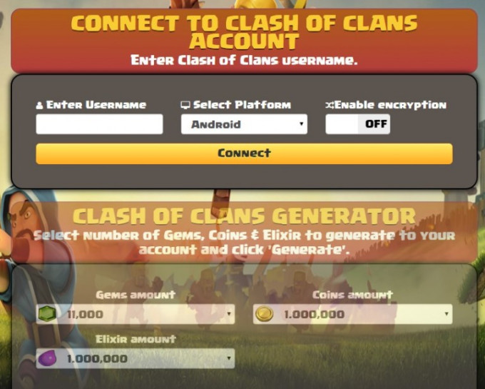 free gems clash of clans no survey no download